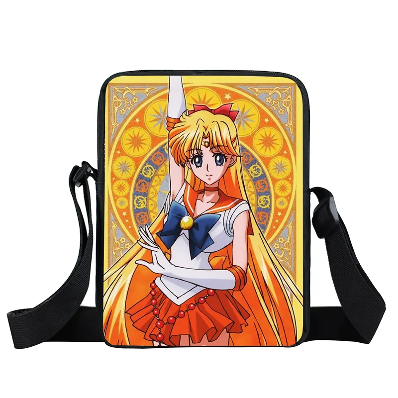 xkbmsn73 Аниме Сейлор Мун сумка-мессенджер SailorMoon Кристалл девушки мини-сумка на плечо женские сумки на каждый день Детские Школьные сумки Дети крест книжная сумка - Цвет: xkbmsn73