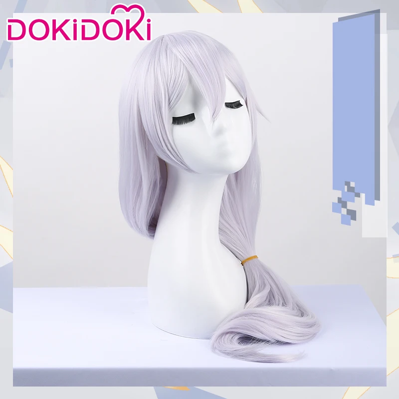 DokiDoki косплей игра Honkai Impact 3 Theresa Apocalypse косплей парик женский светильник фиолетовые волосы термостойкие Лолита волосы