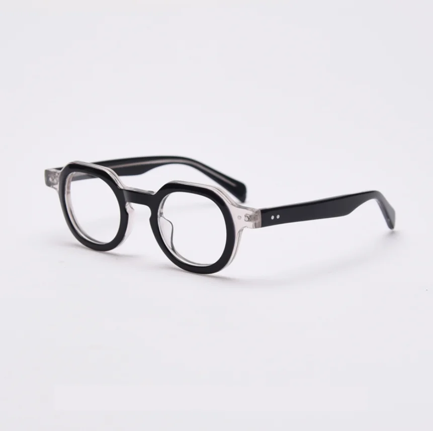 Reg Vintage Acetate Round Optical Glasses Frame – Fomolooo