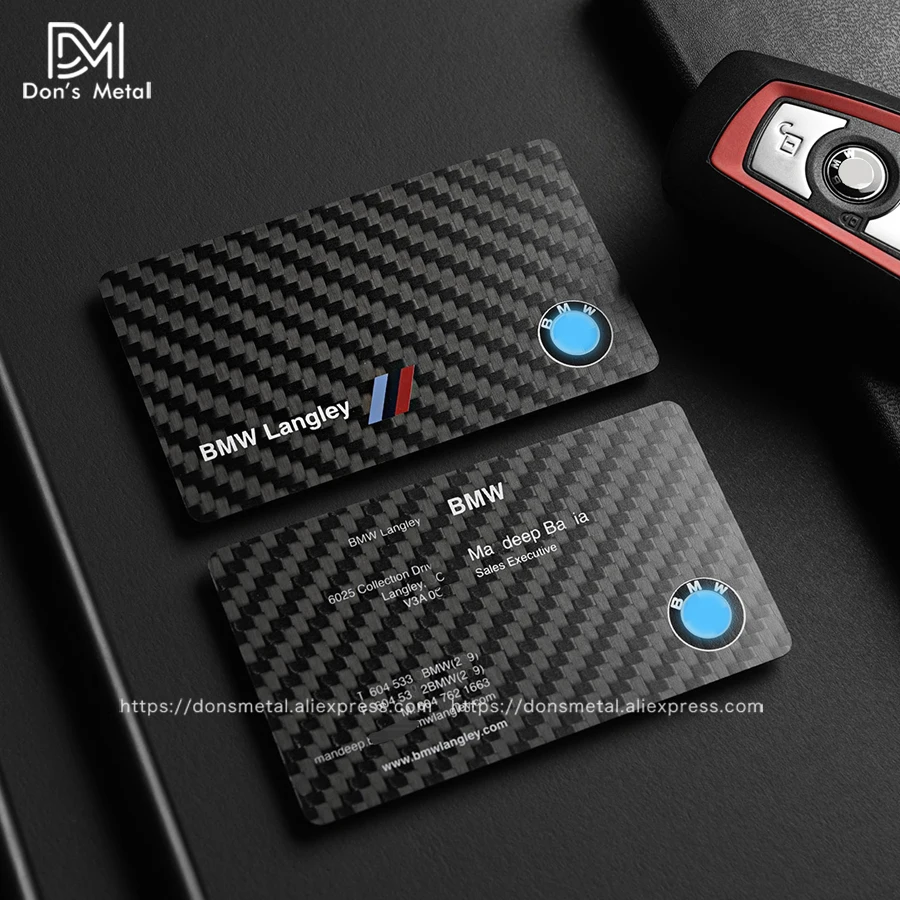 Carbon Fiber Business Cards