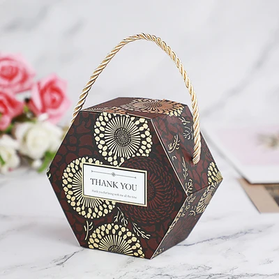 50/100pcs/lot multi color Thank you handle candy Boxes paper gifts/wedding package bag box | Дом и сад