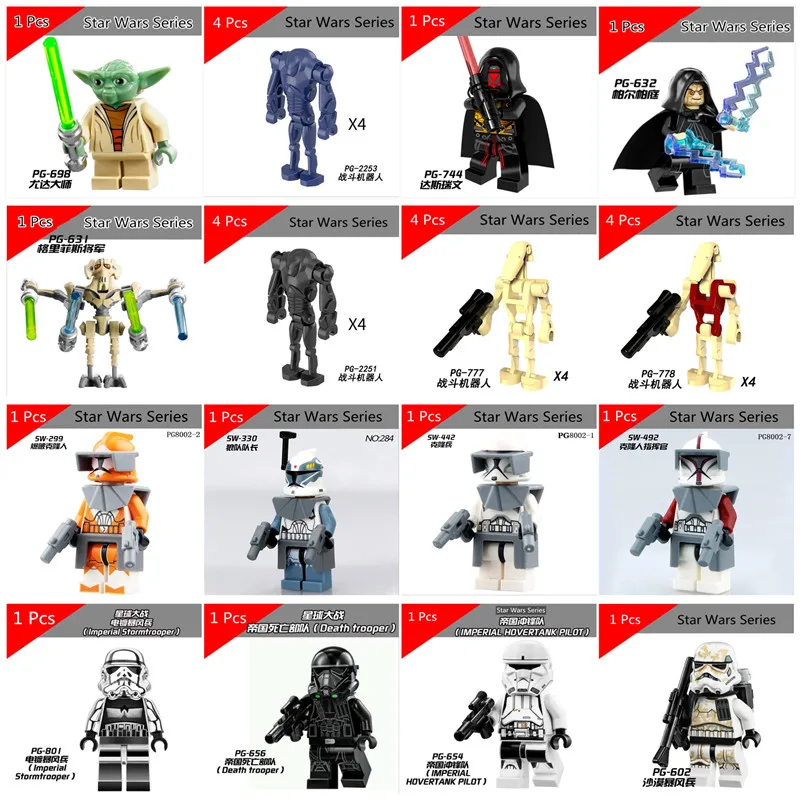 

TAKARA TOMY Star Clone Troopers Commander Imperial Building Blocks Bricks Wars Action Figures Boy Toys