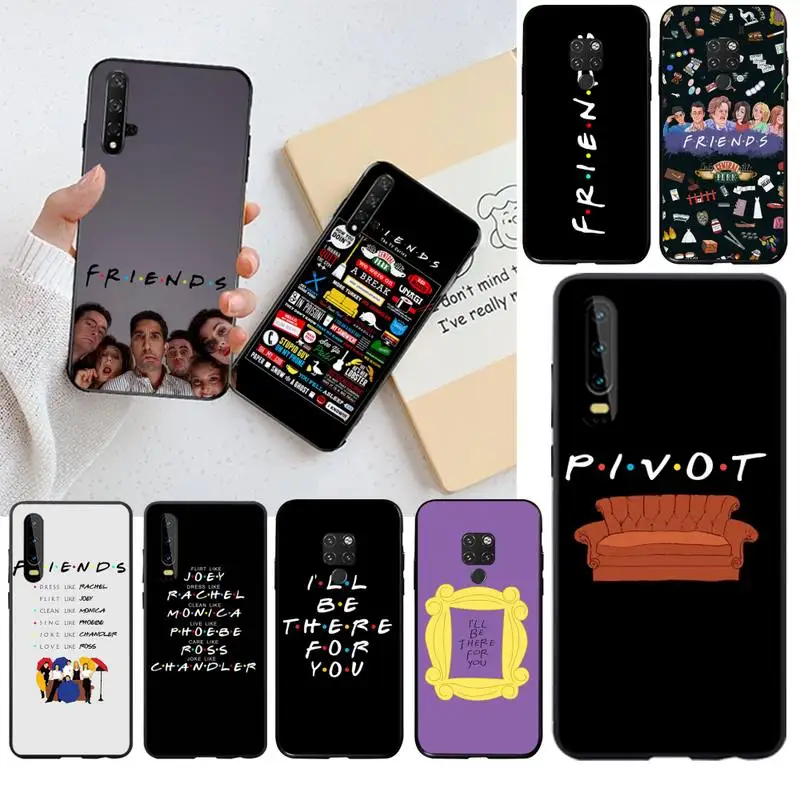 CUTEWANAN Central Perk Coffee Friend TV Show DIY Phone Case for Huawei P40 P30 P20 lite Pro Mate 20 P Smart 2019 prime | Мобильные