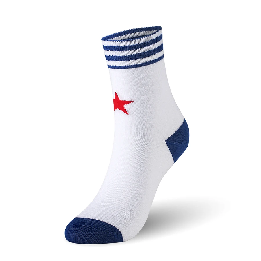 Хлопковые мужские носки со звездами и полосками, мужские носки 3 размера, 6 пар/лот(EU 39-46)(US 7,0-12,0) VKMONY