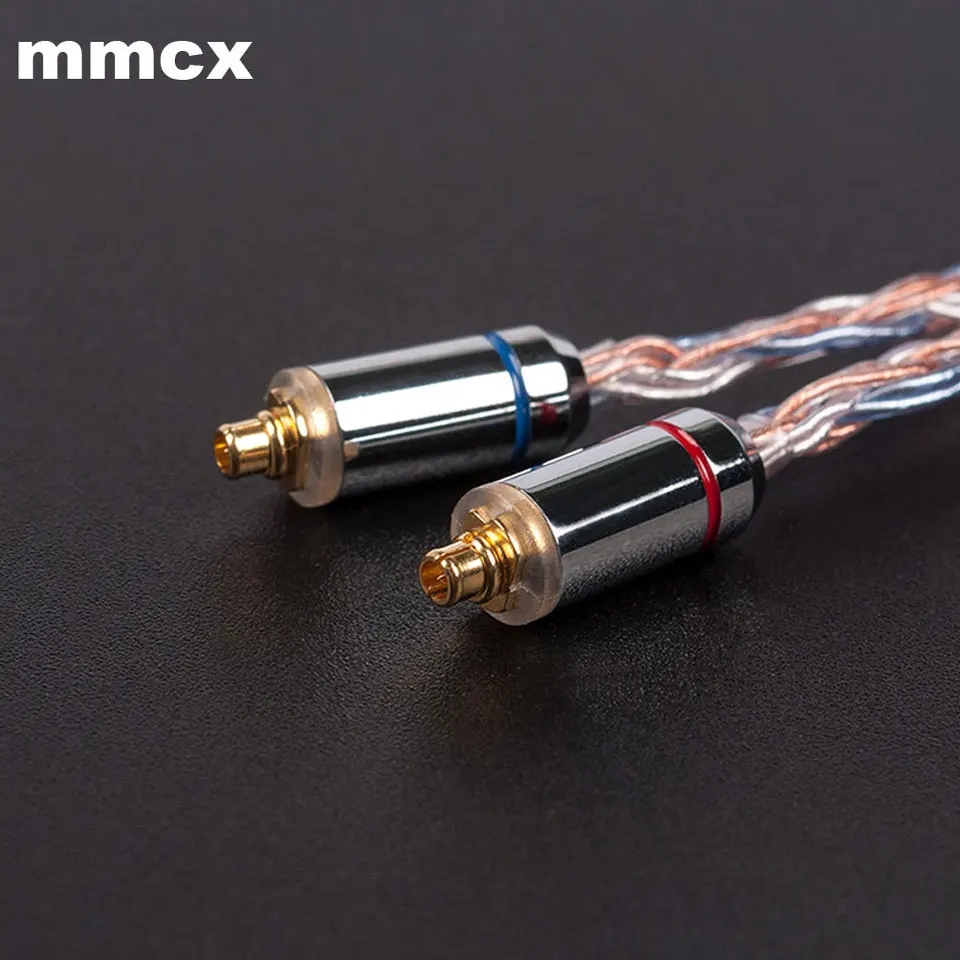 KBEAR 16 ядерный чистый провод Mmcx 2 Pin QDC TFZ сменный кабель 2,5 мм 3,5 мм 4,4 мм разъем бескислородный медный кабель для Kz