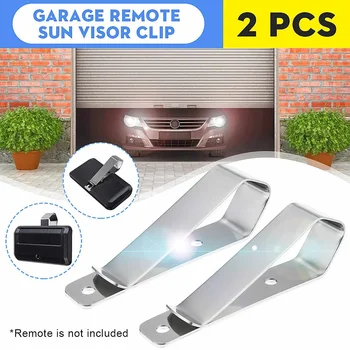 

2pcs Universal Car Garage Door Opener Remote Visor Clip Craftsman for Craftsman Chamberlain LiftMaster