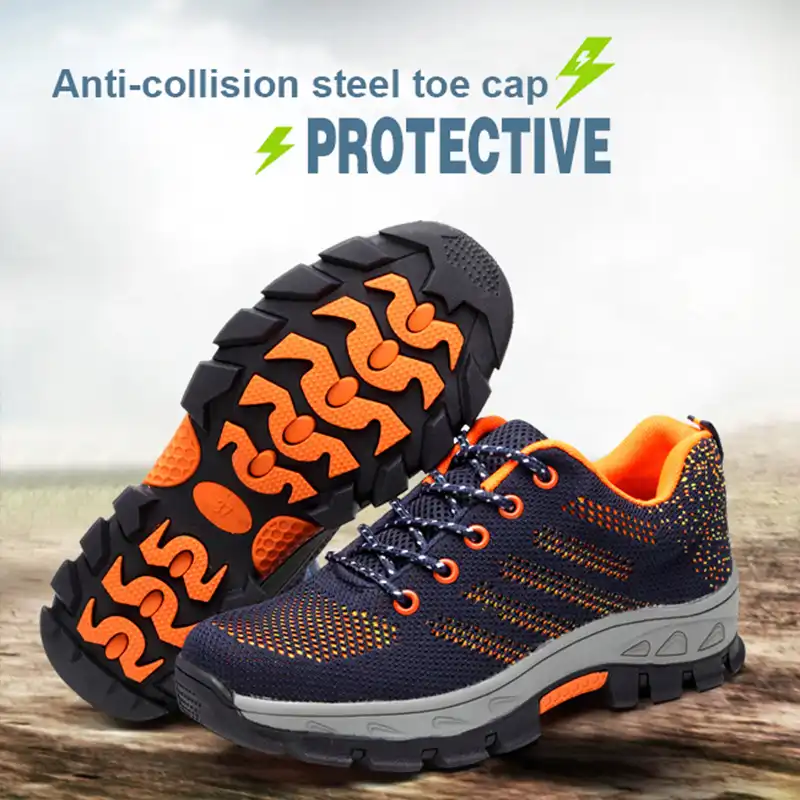 steel toe work tennis shoes