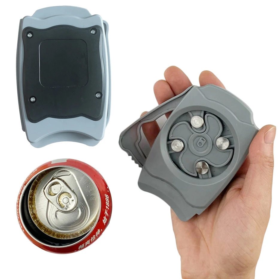 Universal Topless Can Opener Manual Topless Beer Can Opener Cap Remover for Can Safy and Easy Opener