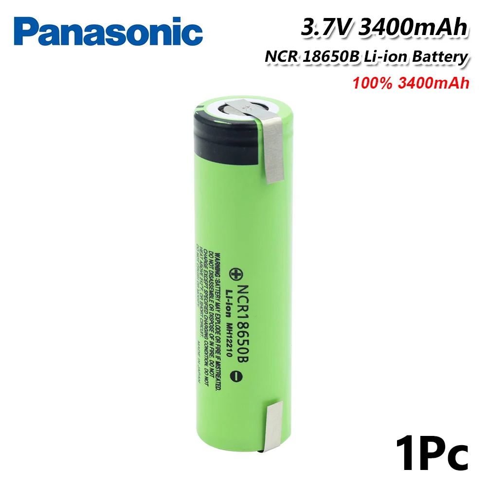 Panasonic NCR18650B 3,7 v 3400mah 18650 литиевая аккумуляторная батарея разряда 20A сварочные никелевые листовые батареи