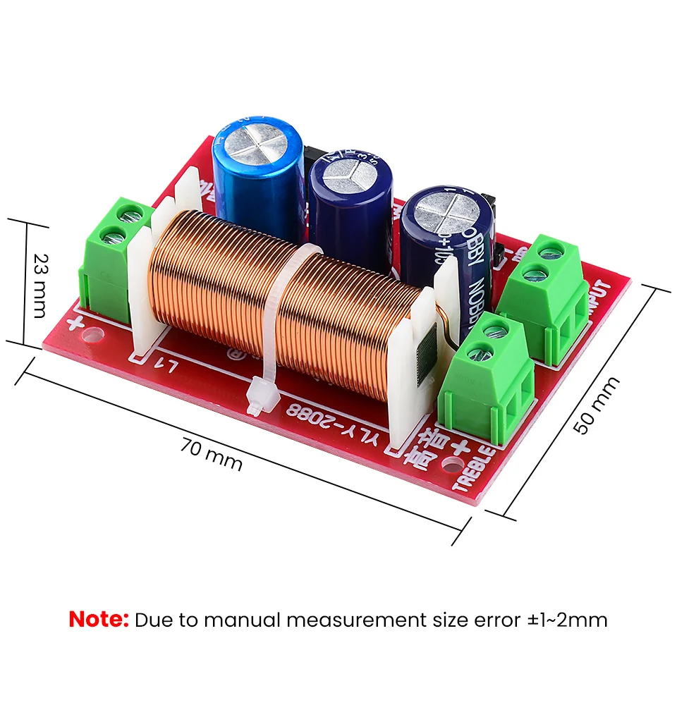 Filter, divisor de Freqüência para 2-16 Ohm