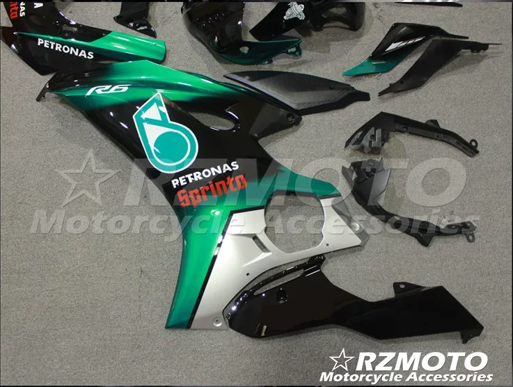 ABS мотоцикл обтекатель для YAMAHA R6 R6 17 18 впрыска кузова все виды цветов No. FF3000