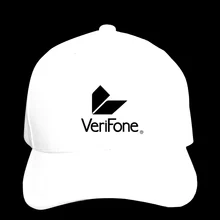 Бейсбол Кепки Verifone оплатить логотип шляпа с остроконечным Кепки