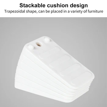 

6pcs Accessories Stable Small Toilet Leveling Shims Portable ABS Tables Non Slip Furniture Pads Durable Multifunctional Hardware
