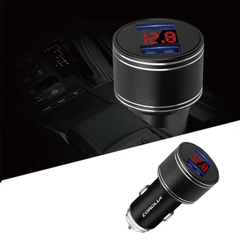 

Car Charger Usb 3.1A LED Display Universal Mobile for Iphone11 Samsung Xiaomi HUAWEI for toyota corolla Aotu Accessories