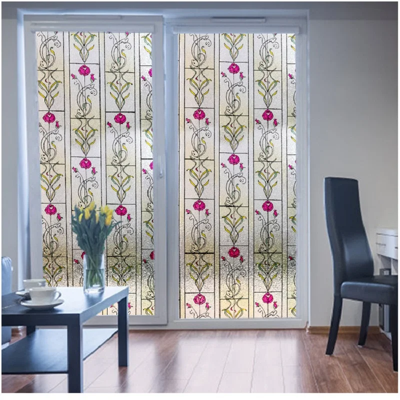 Pellicola per vetri decorativa macchiata Privacy Glass Vinyl 3D Static  Cling pellicola adesiva adesivi per finestre con controllo del calore per  la casa - AliExpress