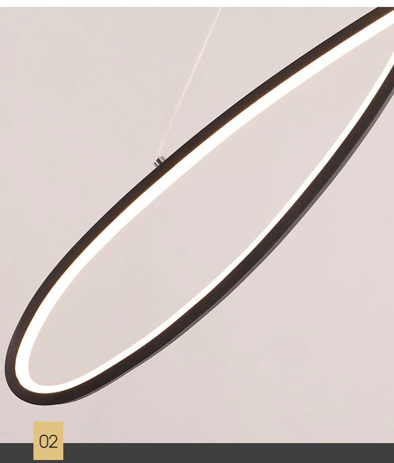 Detalhe do Miresa Lustre moderno iluminação led