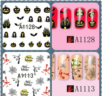 

Halloween nail art decals, nail stickers