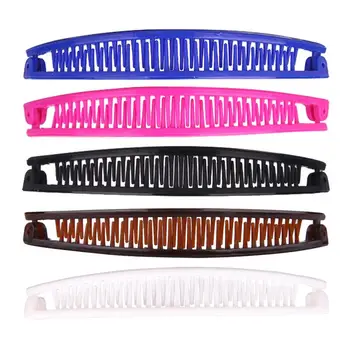 

10pcs Hair Comb Prime Durable High Quality Sturdy Women Hair Comb Banana Shape Hair Comb Bang Hair Cilp for Women Girls