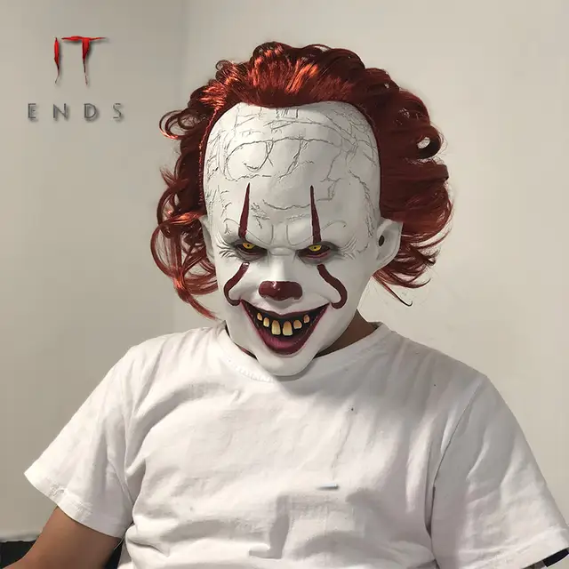 Online Shop It Chapter Two 2 Pennywise Joker Mask Stephen King