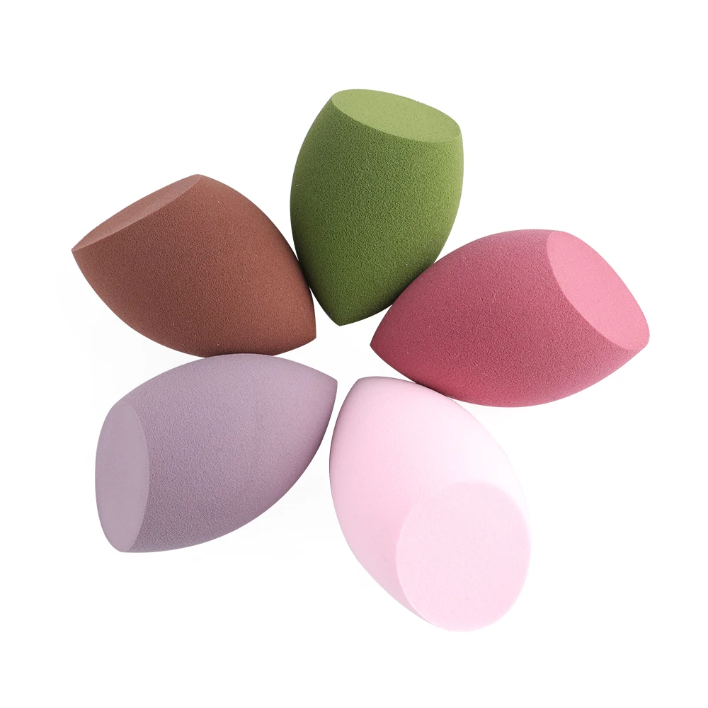 1 PC 3 Shapes Makeup Sponge Waterdrop Cosmetic Puff Multi-color Foundation Powder Cream Puff Blending Sponges Makeup Tools