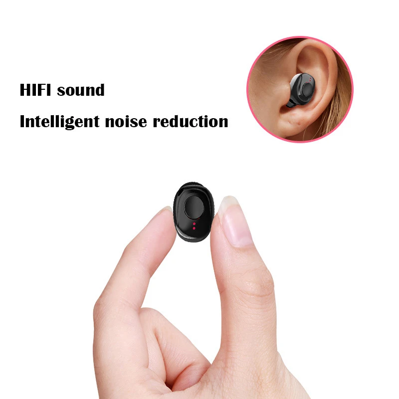 X18 Мини Bluetooth 5,0 наушники беспроводные вкладыши стерео HIFI Звук спортивные наушники гарнитура с микрофоном для samsung huawei