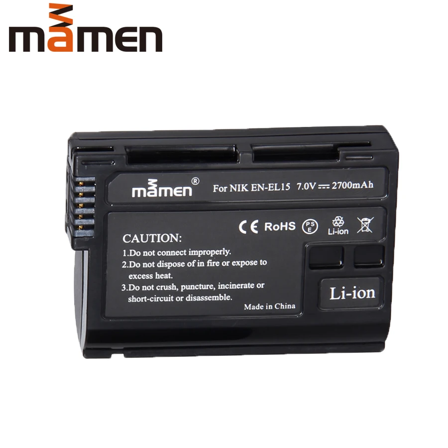 Mamen EN EL15 ENEL15 LCD USB двойное зарядное устройство для цифровой камеры Nikon D610 D750 D7000 D500