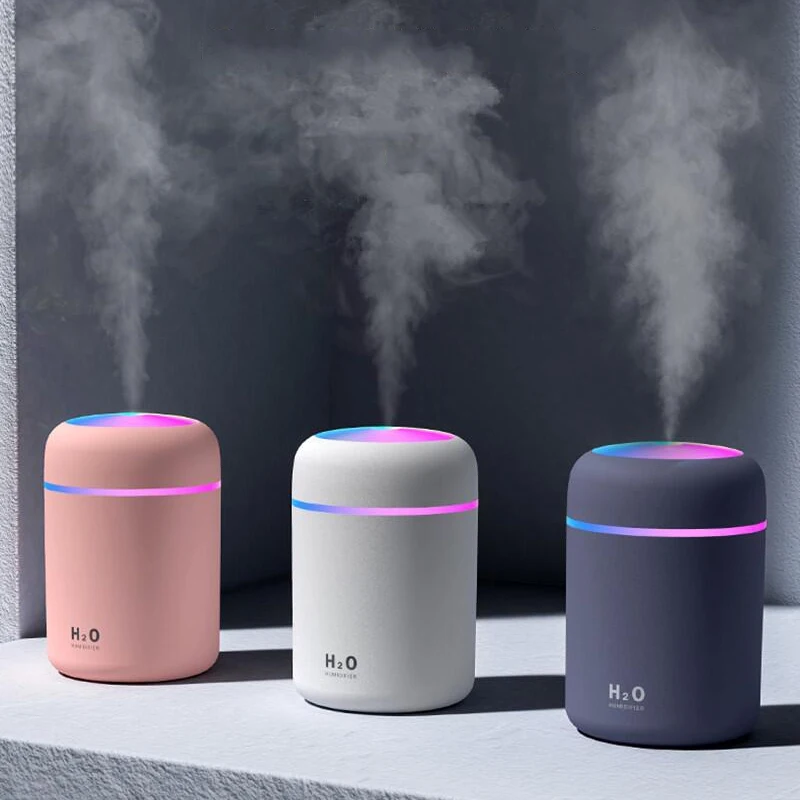 Diffuser Romantic-Lamp Air-Humidifer Aroma Mist-Maker Led-Light Essential-Oil Mini Home-Car