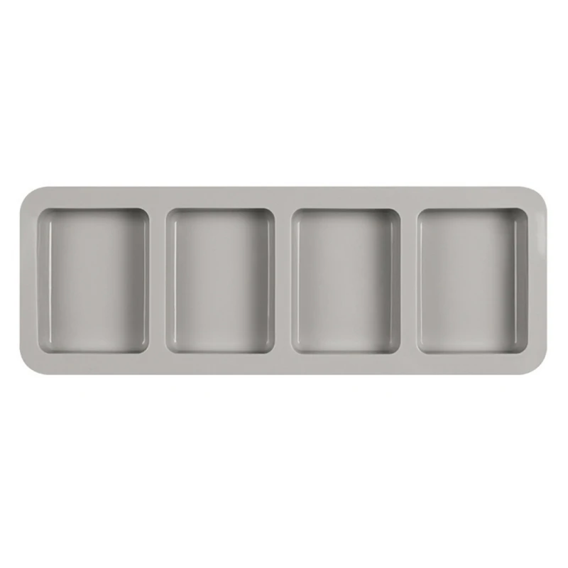 4 Grid Household Soap Molds DIY Soap Making Molds Bathroom Storage Supplies Durable Dropshipping P