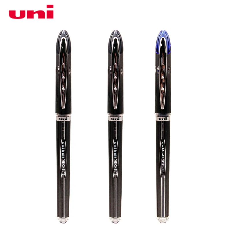 12 шт. ручка из японских бусин UNI Mitsubishi Uni ball Vision Elite UB 205 большая емкость|Гелевые
