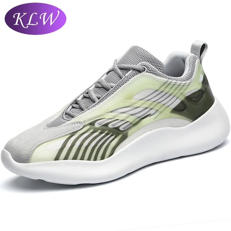 

Men's Casual Shoes New Male Flats Footwear Fashion Breathable Mesh Sneakers Lace-Up Comfortable Sport Shoes For Boy Outdoor Walk