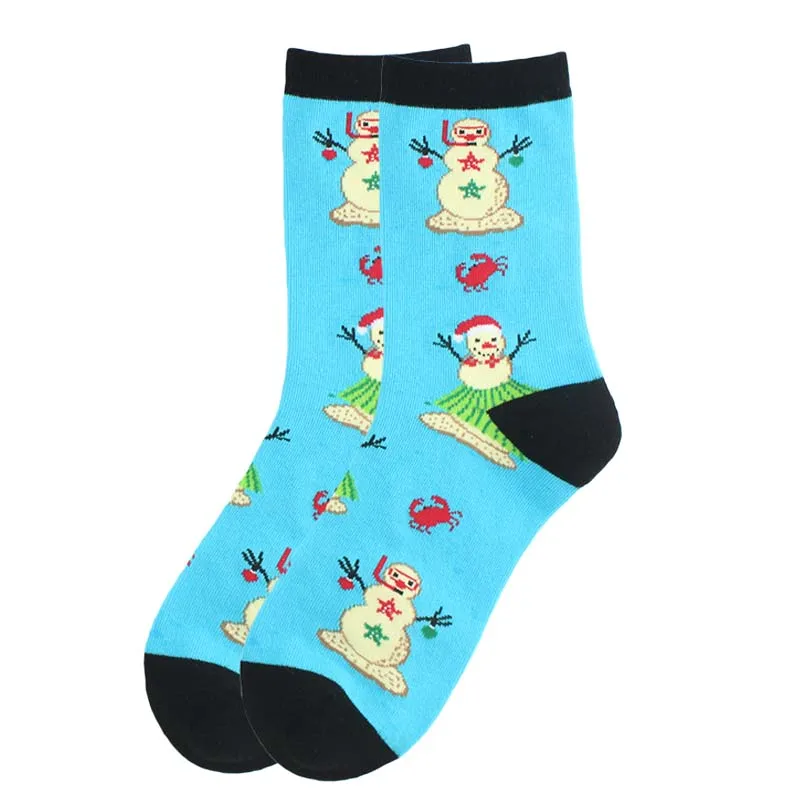 WPLOIKJD креативные фруктовые закуски с рисунками животных Забавные милые носки для женщин в студенческом стиле с мультяшными разноцветными хлопковыми носками женские носки - Цвет: 10
