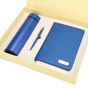 

Vacuum Cup Notebook Pen 3Pcs/Set Business Gift Set Vacuum Cup Notebook Pen for Opening Ceremony Anniversary Celebration Decor