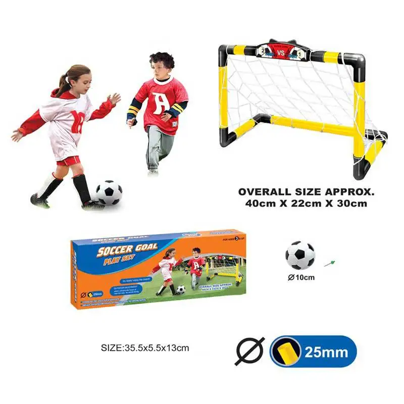 

Small Scoring Football Door Children DIY Assembly Football Door with Counter Indoors And Outdoors Sports Toy Soccer Goal