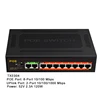 10/100/1000 Mbps  6/10/16 Ports POE Gigabit Switch Active Fast Switch With Internal Power 52V For POE Cameras Security Monitor ► Photo 3/6