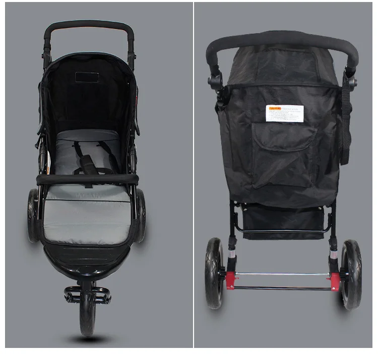 Luxury Stroller Aluminum Alloy Frame Trike Jogging Baby Stroller 3 Wheel Kids Carriage Folding Pram Large Seat Tricycle Car