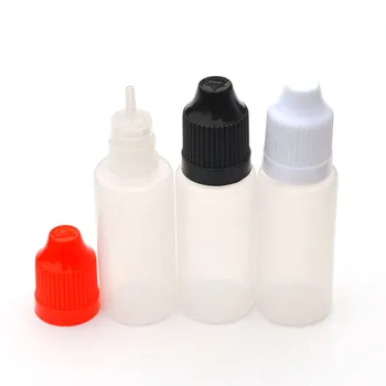 

500pcs PE 20ml Plastic Dropper Bottle Electronic Cigarette ego E Cig ce4 WithChildproof Cap Empty Dropper Bottles