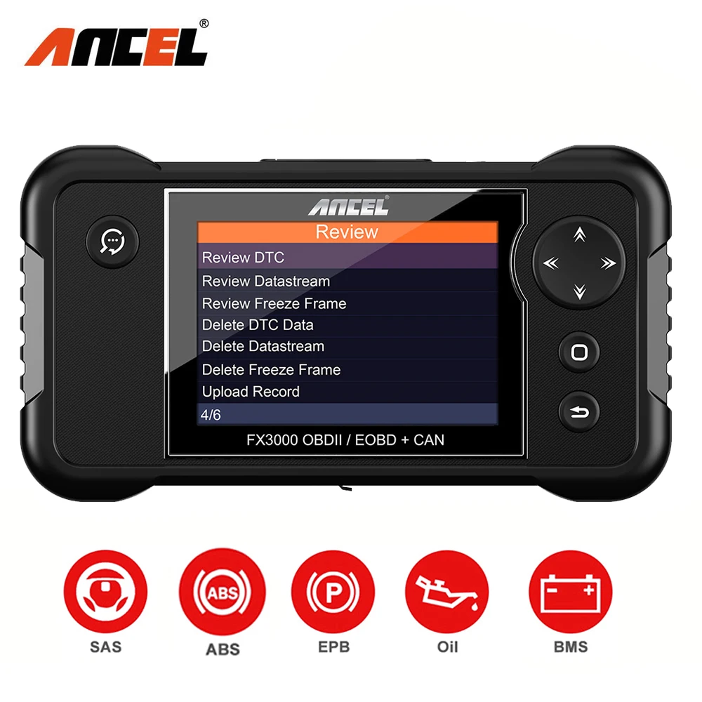 OBD OBD2 сканер Профессиональный диагностический инструмент Ancel FX3000 ABS/масло/BMS/EPB/SAS сброс многоязычный Автомобильный сканер