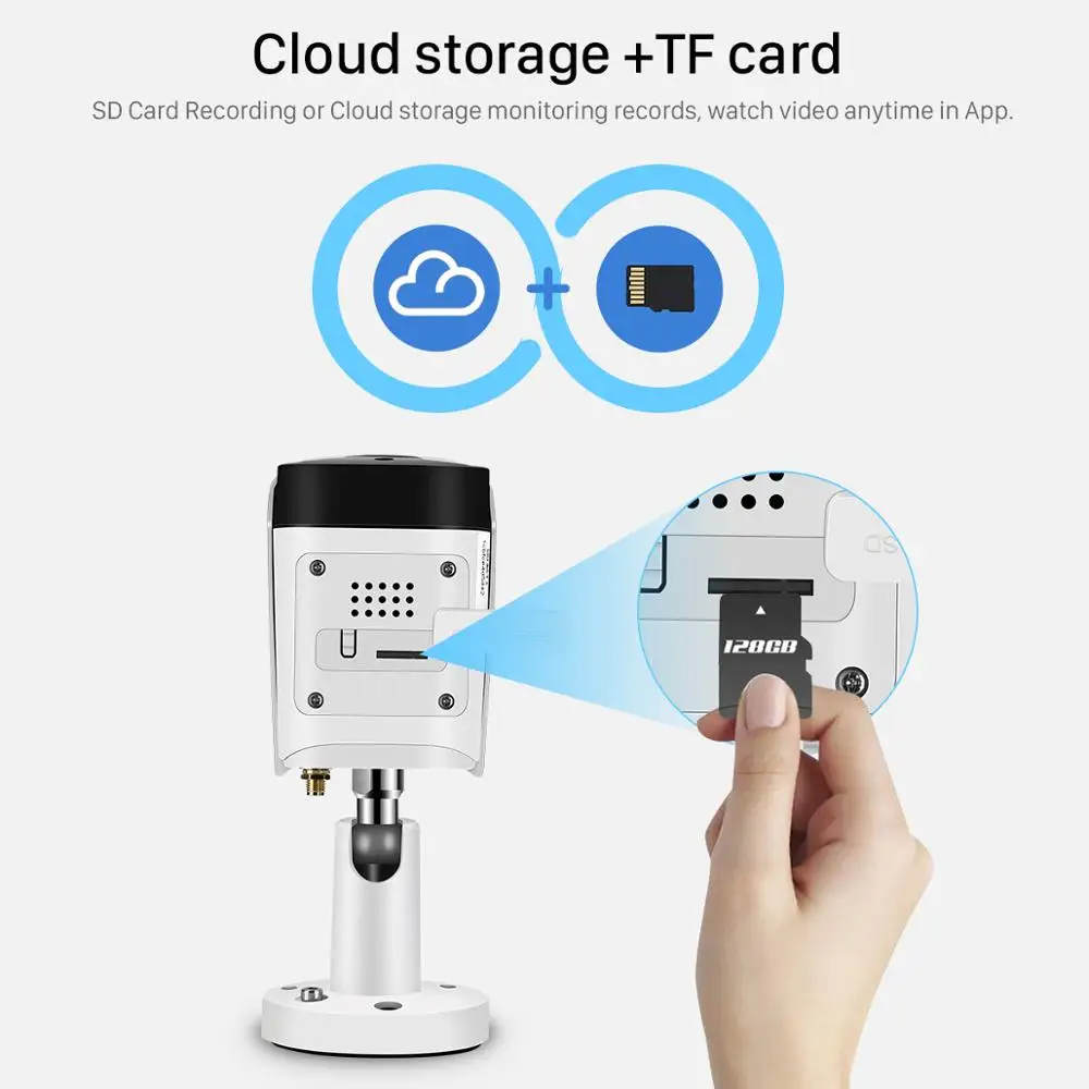 HD 1080P ip-камера наружная WiFi домашняя камера безопасности 2MP аудио Облако Беспроводная камера наблюдения Wifi пуля Водонепроницаемая ip-камера Wifi