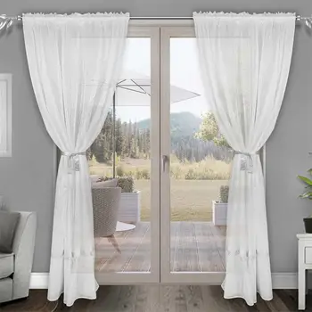 

Flying silver yarn fabric with shiny plastic diamond band curtain for window and bed room curtain