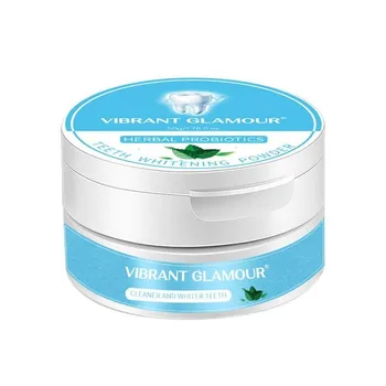 

50g Natural Herbal Probiotics Teeth Whitening Powder Remove Plaque Stains Fresh Breath Balance Dental Flora Maintain Oral Care