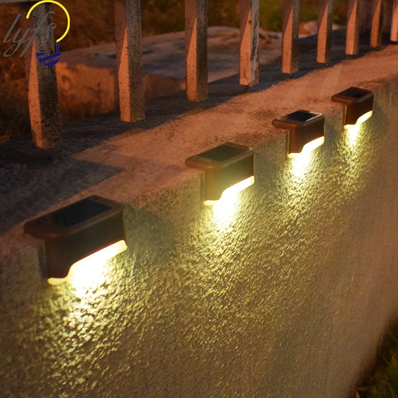 luz solar para exteriores lamparas solares resistente al agua para patio escalera jardin o valla 12 unidades