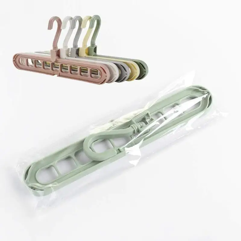 5pcs Magic Clothes Hanger Rotary Multiport Support Circle Home Storage Rack Support Dropshipping