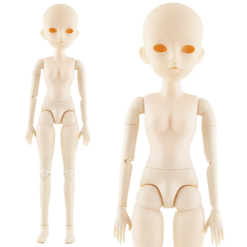 Bjd кукла 1/4 голова с голубым глазом для 45 см Кукла DIY игрушка BJD пользовательский макияж 22 шарнира 18 дюймов Кукла детские игрушки для девочек 18 мм глаза - Цвет: Doll No Makeup