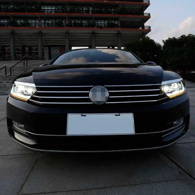Автозапчасти Luces Led Para авто Drl аксессуары автомобильные лампы фары автомобильные фары в сборе 17 18 для Volkswagen Magotan