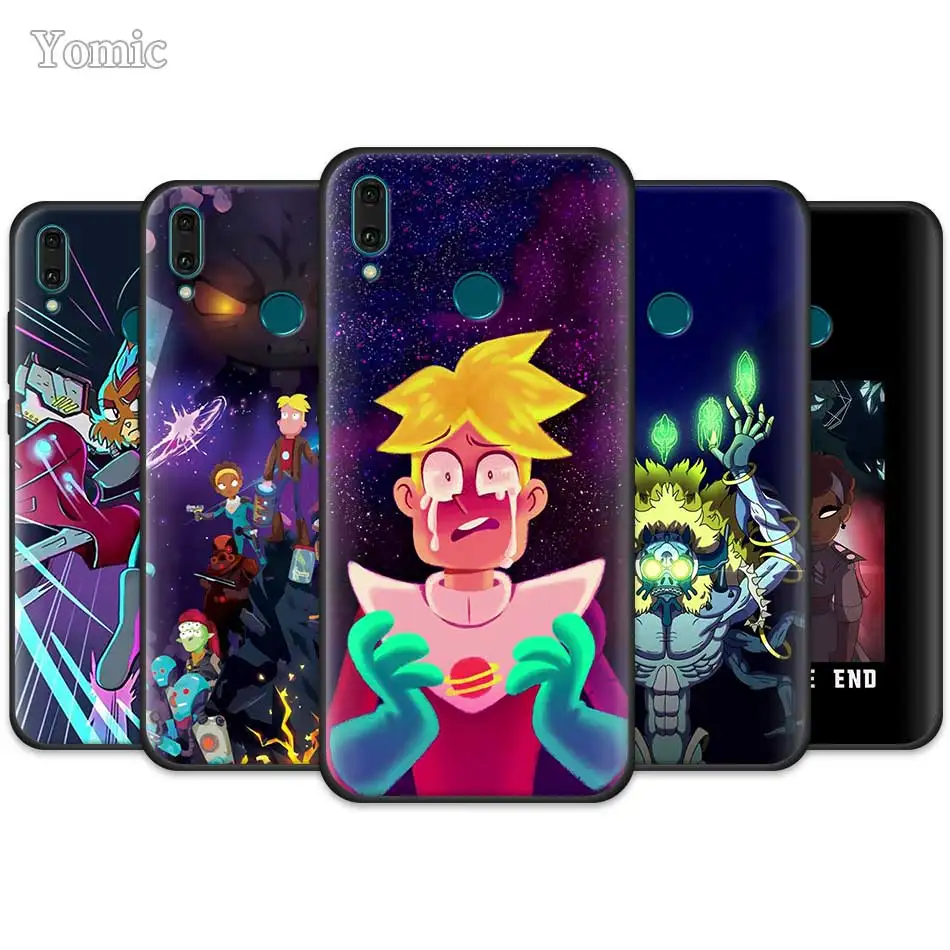 Аниме Final Space Чехлы для huawei Honor Y9 Y7 Y6 Y5 2019 9X8X10 Lite силиконовый чехол P20 P30 Pro черные мягкие чехлы для телефона