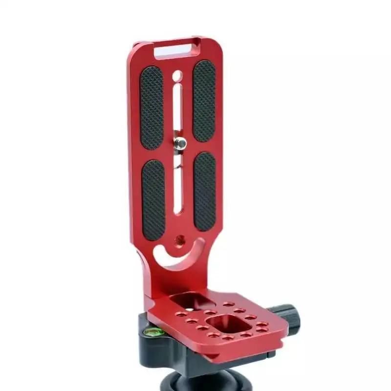 Soporte Universal en L para cámara, placa en L de liberación rápida, tornillo de 1/4 pulgadas, vídeo Vertical suizo, Compatible con Nikon, Canon, Sony, Fuji - Imagen 2