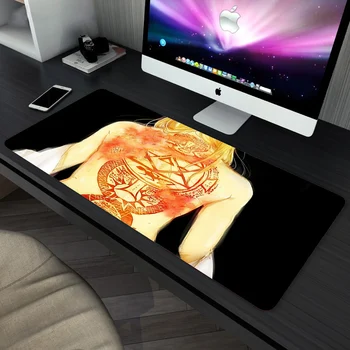 

Custom girls and boys gift large size mouse pad perfect lock edge 90x40CM game mouse pad FullMetal Alchemist