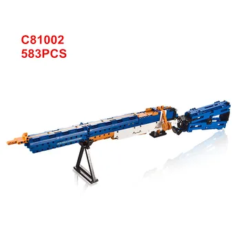 

Double E CaDA DIY 583PCS Boy Blocks City Gun C81002W Assemble M1 Garand Rifle Formula Blocks Party Interaction Game Toys