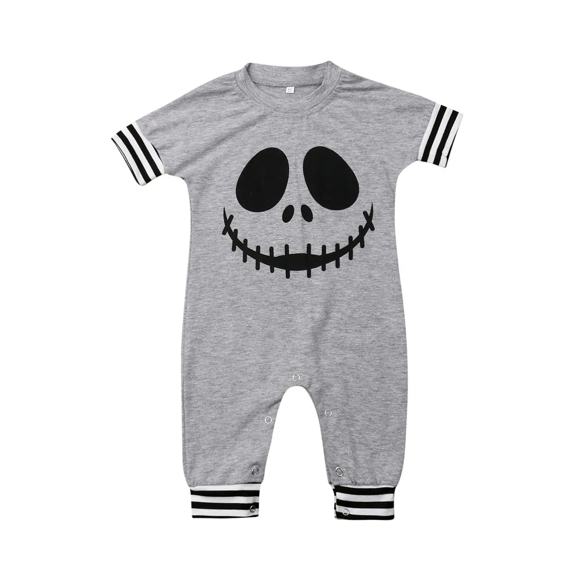 0-24M Newborn Infant Baby Boys Halloween Rompers Short Sleeve Jumpsuit Funny Boys Costumes Summer Clothes
