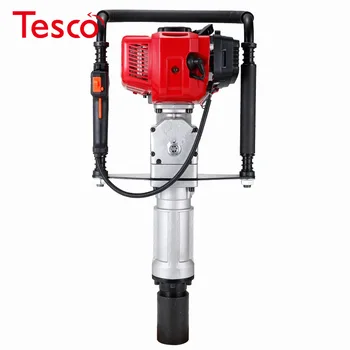 

Two-stroke gasoline guardrail triangular steel pile driver small-scale project emergency orchard construction base piling